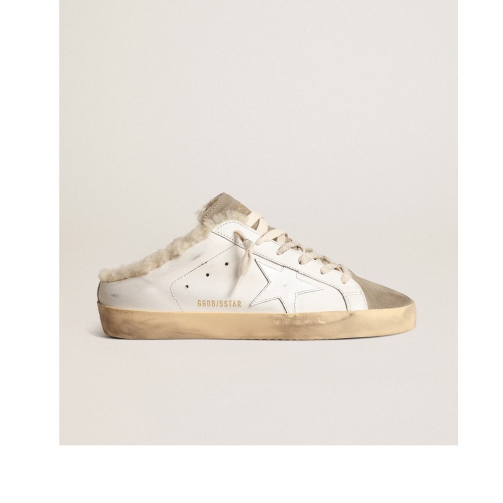 Golden Goose Women's Shearling Super Star Sabot - SZ 38! NEW